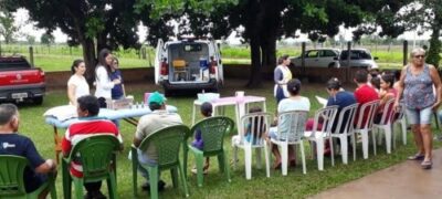 Secretaria de Saúde realiza atendimento no rancho queimado em comemoração ao Outubro Rosa