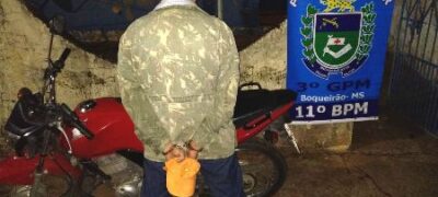 Polícia Militar de Nioaque realiza diligências e recupera motocicleta furtada