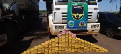 Dupla carregava R$ 2,5 milhões em cocaína dentro de tanque de carreta