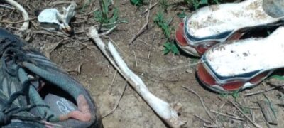 Ossada humana é encontrada enterrada em fazenda
