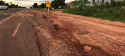 Chuva danifica ciclovia e bela-vistenses pedem providências na Teodoro Sativa