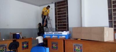 Câmara de Bela Vista recebe instalação de novos ar condicionado