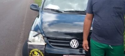 Em Bela Vista, Policia recupera veículo furtado em São Paulo