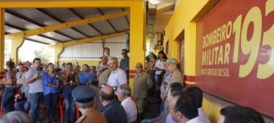 Em Maracaju, governador ressalta investimentos no Corpo de Bombeiros e credibilidade da instituição