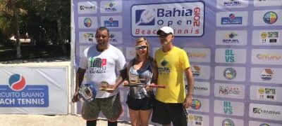 Atleta de MS vence em uma categoria no beach tennis na Bahia