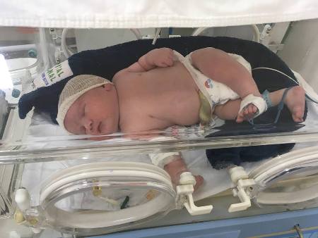 Nasce bebê de quase 6 quilos na maternidade do Hospital Regional de Ponta Porã