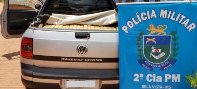 Polícia Militar apreende mais de meia tonelada de maconha, recupera veículo furtado e prende autor por Tráfico Internacional de Drogas, em Bela Vista