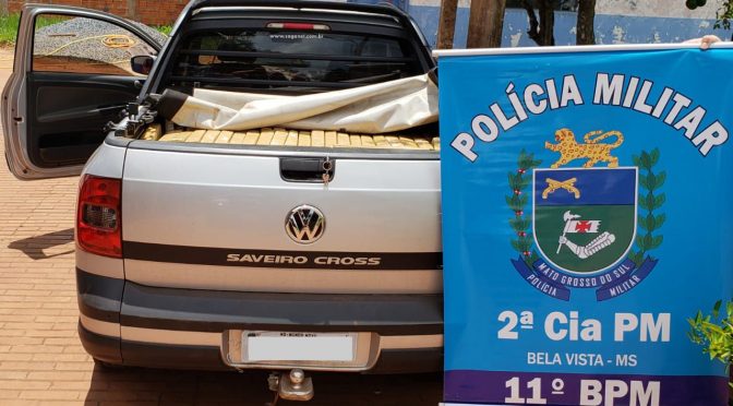 Polícia Militar apreende mais de meia tonelada de maconha, recupera veículo furtado e prende autor por Tráfico Internacional de Drogas, em Bela Vista