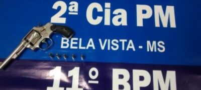 Polícia Militar apreende duas armas de fogo em Bela Vista