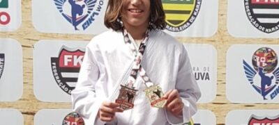 Enzo é ouro na Copa São Paulo de Karatê