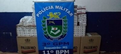 Polícia Militar apreende 395 Pacotes de Cigarros Contrabandeados em Boqueirão