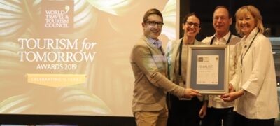 Grupo Rio da Prata recebe certificado de finalista do prêmio 2019 Tourism for Tomorrow do WTTC