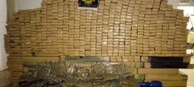 DOF apreende quase uma tonelada de maconha que seria levada para a Bahia