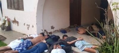 Polícia paraguaia prende 13 bandidos com maconha e granadas na fronteira