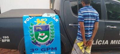 Polícia Militar prende homem por Tráfico de Drogas, no Distrito do Boqueirão