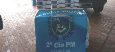 Polícia Militar em Bela Vista apreende 250 pacotes de cigarros contrabandeados