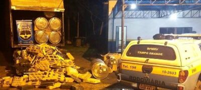 Polícia de MS apreende 1,6 tonelada de maconha escondida em aquecedores solares