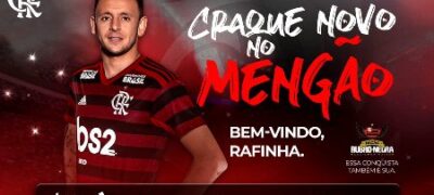 Flamengo oficializa a contratação do lateral-direito Rafinha por dois anos