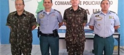 Comandante do CPA-3, recebe visita de cortesia do Comandante da 18ª BIFron