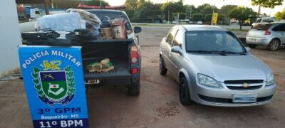 Polícia Militar prende homem por Tráfico de Drogas, apreende cigarros contrabandeados e produtos no distrito de Boqueirão
