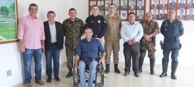 Vereador Gláucio Cabreira representa legislativo jardinense em evento dedicado ao Dia do Soldado
