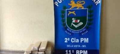 Polícia Militar apreende adolescente infratora por Tráfico de Drogas durante abordagem a ônibus, em Bela Vista