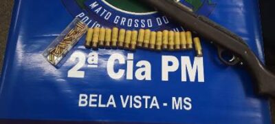 Polícia Militar apreende arma de fogo durante abordagem em Bela Vista