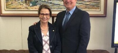 Prefeito Manoel Vias busca recursos federais com Ministra Tereza Cristina