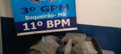 PM prende mulher por Tráfico de Drogas no distrito de Boqueirão
