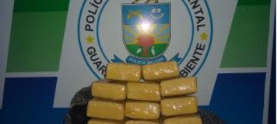Polícia Militar Ambiental de Amambai prende caminhoneiro e jovem de 18 anos com 13 kg de maconha e já são 1.083 kg da droga apreendidos