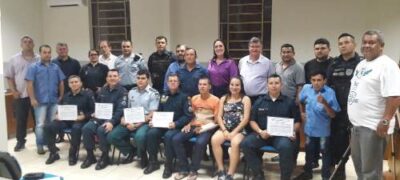 Policiais Militares de Bela Vista recebem Moção de Aplausos da Câmara de Vereadores
