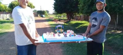 Líder Comunitário realiza festa para as crianças em Bela Vista
