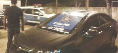 Polícia Militar em Bela Vista apreende veículo com sinais identificadores adulterados