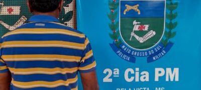 Polícia Militar cumpre mandado de prisão durante abordagem em Bela Vista