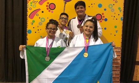 Em dois dias de JEJ, judô de MS iguala número de medalhas de 2018