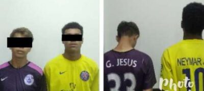‘Neymar’ e ‘Gabriel Jesus’ são pegos com Uninho roubado em Campo Grande