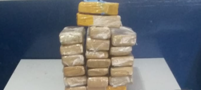 PM apreende adolescente com quase 20 kg de maconha, durante abordagem em ônibus no Boqueirão