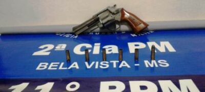 PM apreende autores de Furto, Dano e Porte Ilegal de Arma de Fogo, em Bela Vista