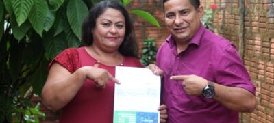 Zulma Daniela Àvalos e pré-candidata a vereadora pelo PODEMOS   