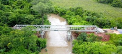 Bela Vista: Em conclusão, ponte do Córrego Vacadiga torna MS-472 uma opção da Rota Bioceânica