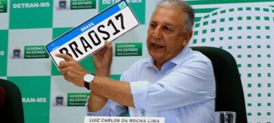 Para testes de implantação da Placa Mercosul, Detran suspende esta semana emplacamento de veículos