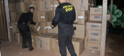 Policiais do DOF fecham grande depósito de cigarro contrabandeado em Mundo Novo