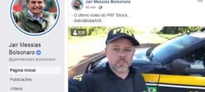 Bolsonaro faz homenagem a policial federal que morreu atropelado