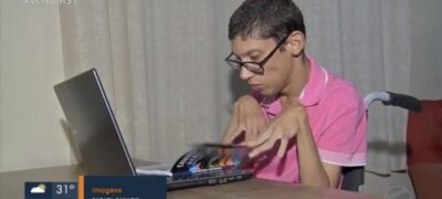 Bela-vistense com paralisia cerebral lança livro para tratar de superação e desafios na carreira