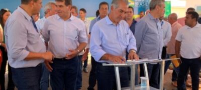 Governo Autoriza Licitar Obra De Estação De Tratamento De Esgoto Em Sete Quedas Durante entrega de Estação de Tratamento de Água