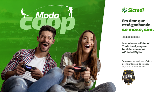 Sicredi apoia primeira liga de futebol virtual no Brasil