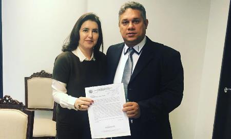 Vereador Marquinhos Lino viabiliza com senadora Simone Tebet emenda de 800 mil para Bela Vista