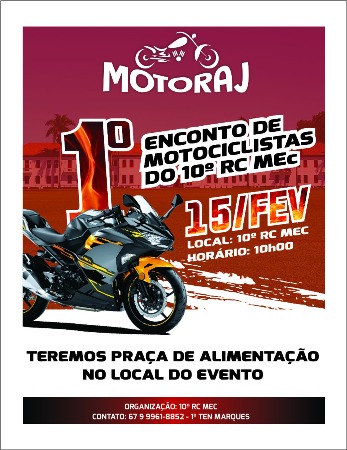 Primeiro encontro de Motociclistas é neste sábado em Bela Vista