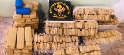 Veículo com mais de duzentos quilos de maconha foi apreendido pelo DOF durante a Operação Hórus em Nova Andradina