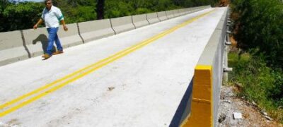 Governo conclui obra de ponte de concreto na MS-472 em Bela Vista